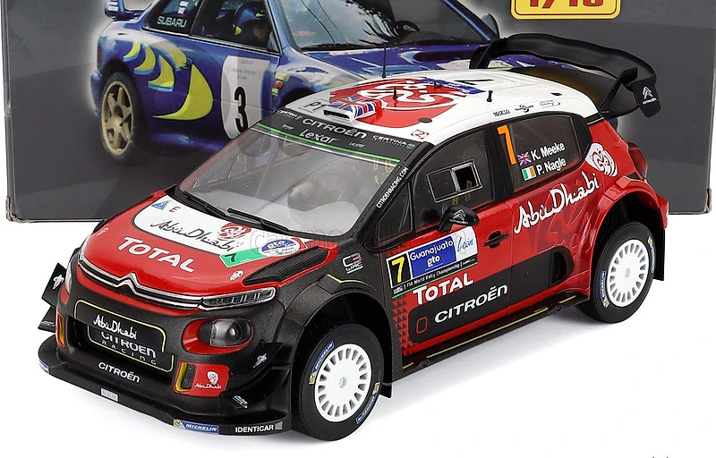Citroën C3 WRC (Rally Mexico 2017) diecast car model 1;18