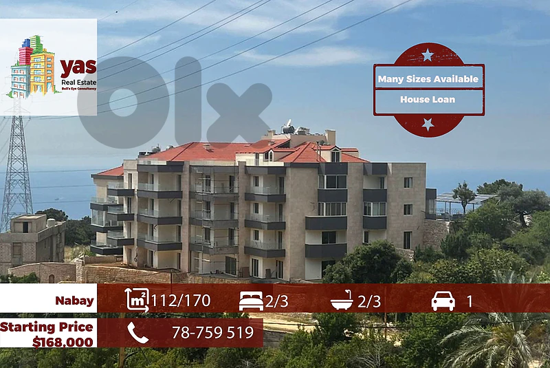 Nabay 112m2 | 170m2 | Pri me Location | High End | Calm Area | TCH
