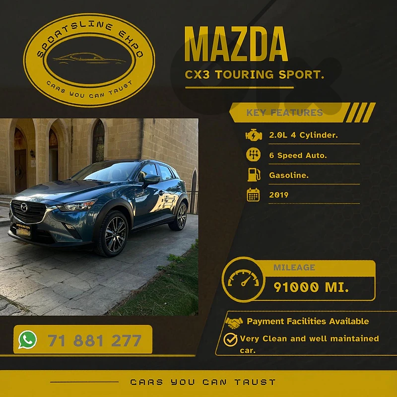 Mazda CX-3 2019 Touring AWD (payment facility)