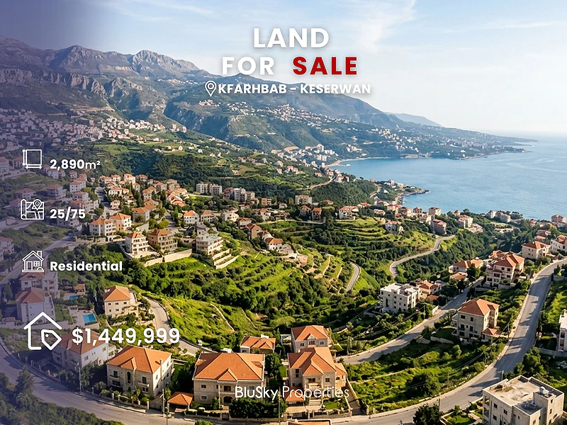 Land For SALE In Kfarhbab أرض للبيع #CA