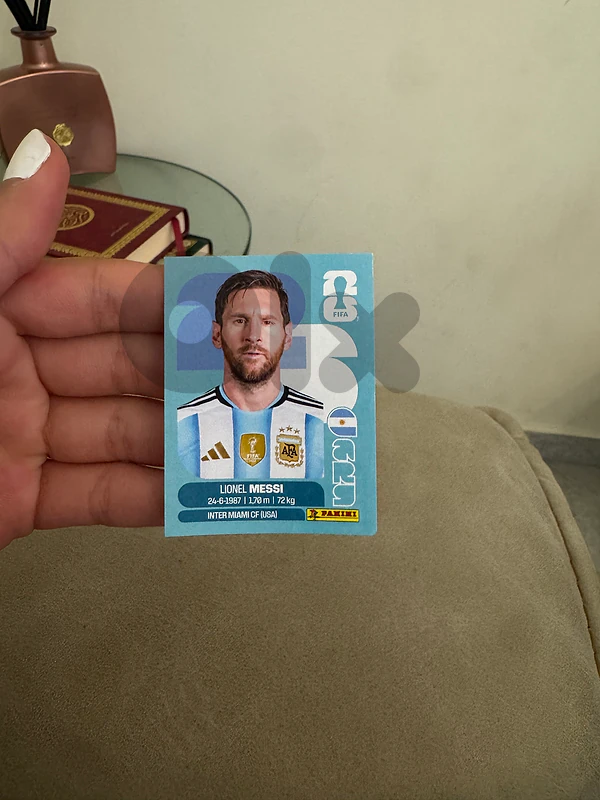 Lionel Messi Panini FIFA World Cup 2026 Sticker – Mint Condition