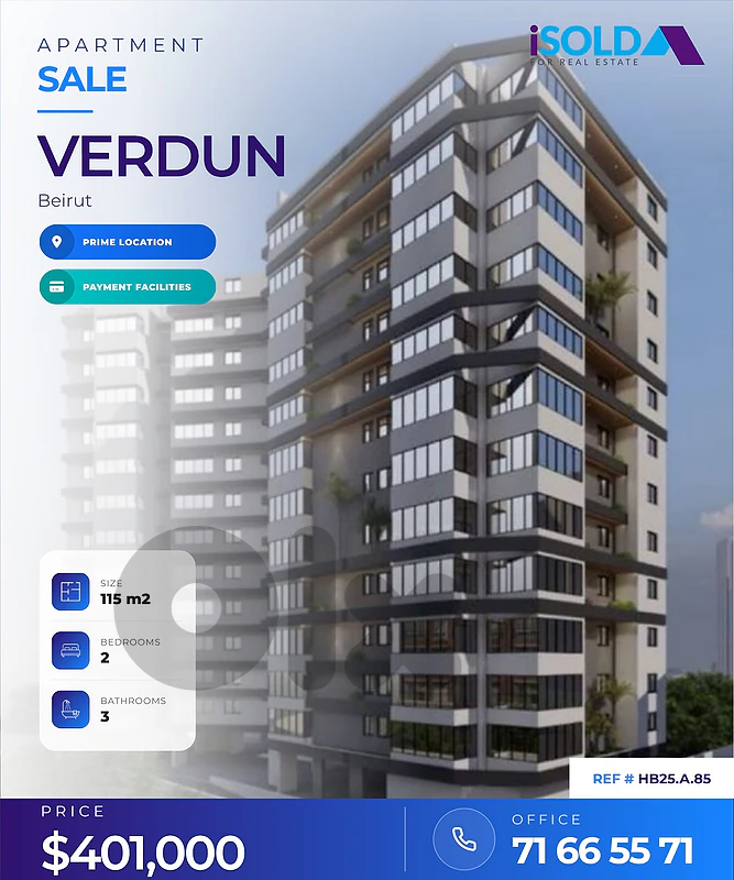 APARTMENT FOR SALE IN VERDUN