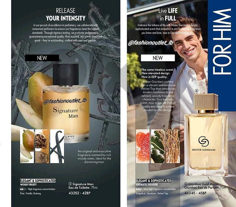 Oriflame Men’s Perfum
