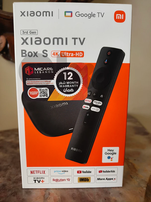 Xiaomi TV Box S 3rd Gen 4K Ultra-HD