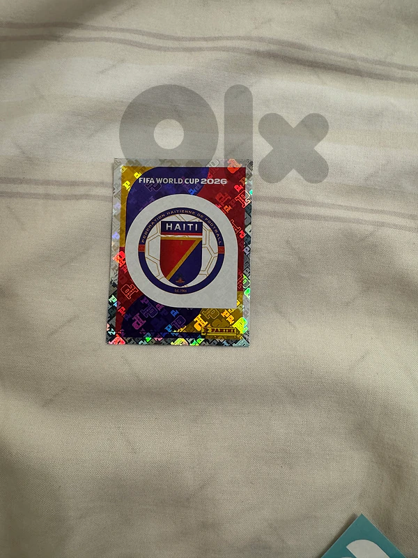 Haiti Federation Foil Sticker – Panini FIFA World Cup 2026