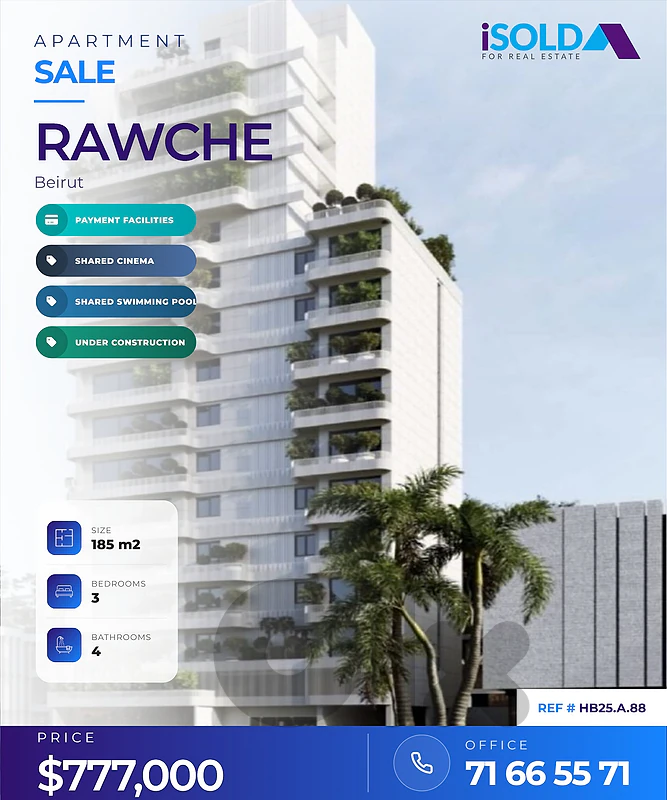 APARTMENT FOR SALE IN RAWCHE - 185 m2
