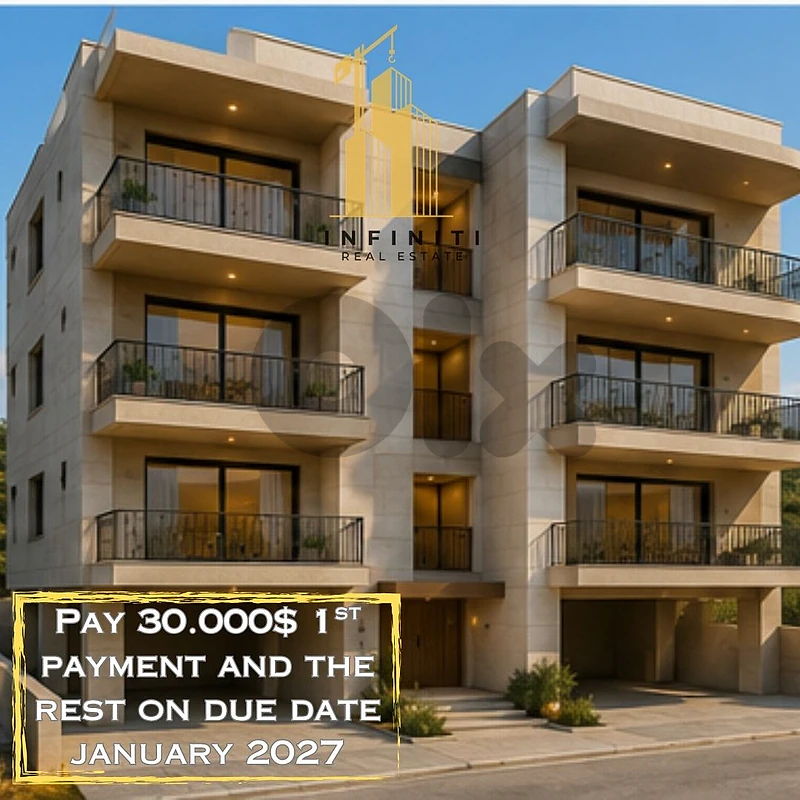 Under-Construction Apartments for Sale in Kfarmatta | Starting 65.000$