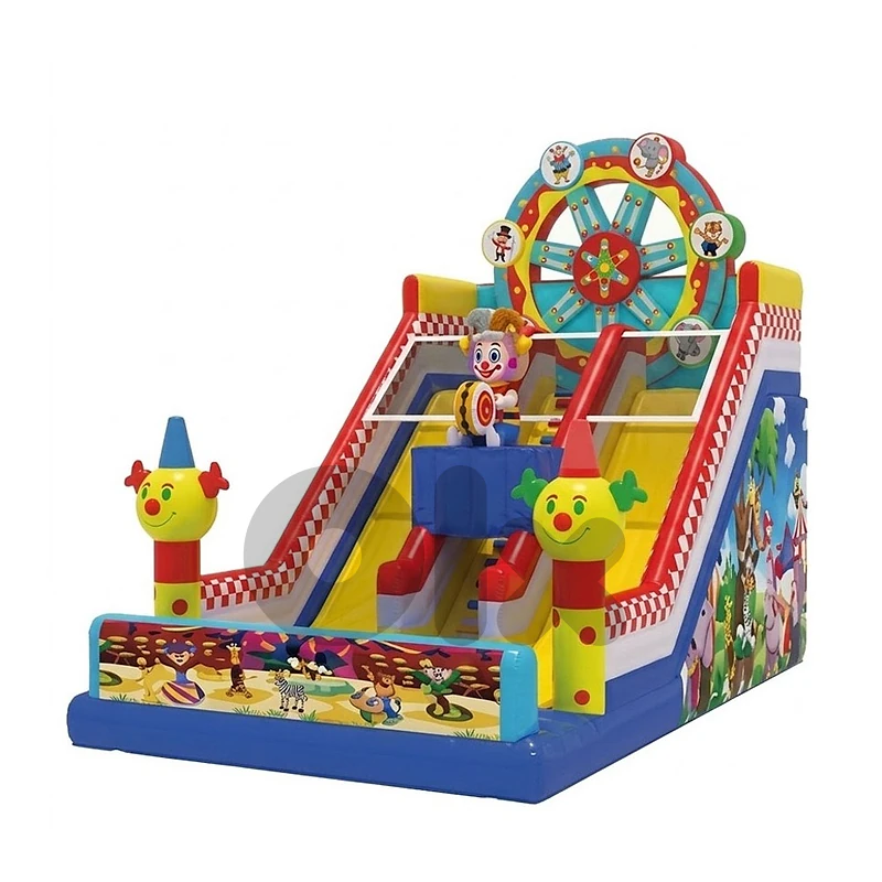 Circus Themed Inflatable Outdoor Slide 700x500x600 CM - زحليطة خارجية