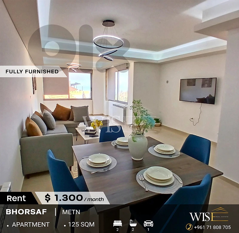 Fully Furnished 125 SQM Apartment for RENT!