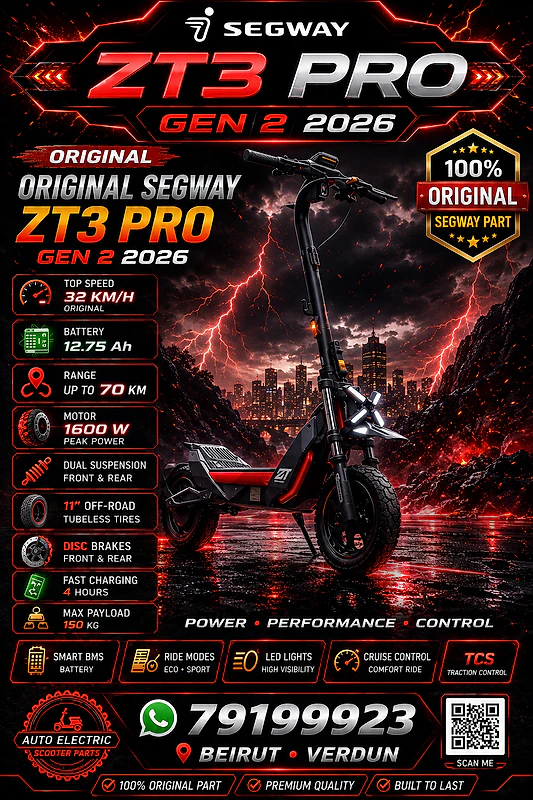 electric scooter orginal Segway zt3pro gen 2 2026