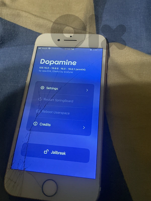 jailbroken iphone 7