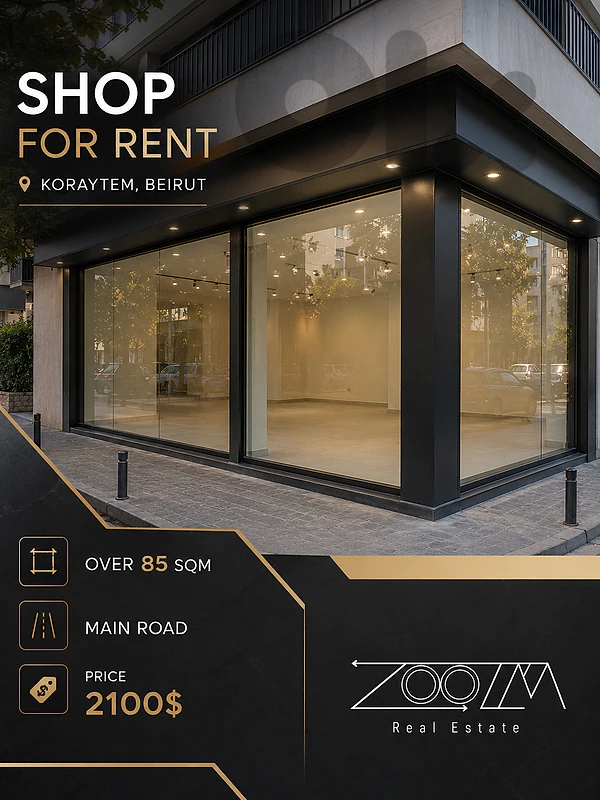 Shop For Rent In Koraytem – Main Road