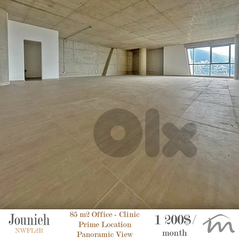 Jounieh | Signature 85m² Office | Prime Location | Panoramic Sea View