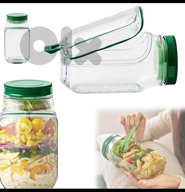 portable salad tapperwer
