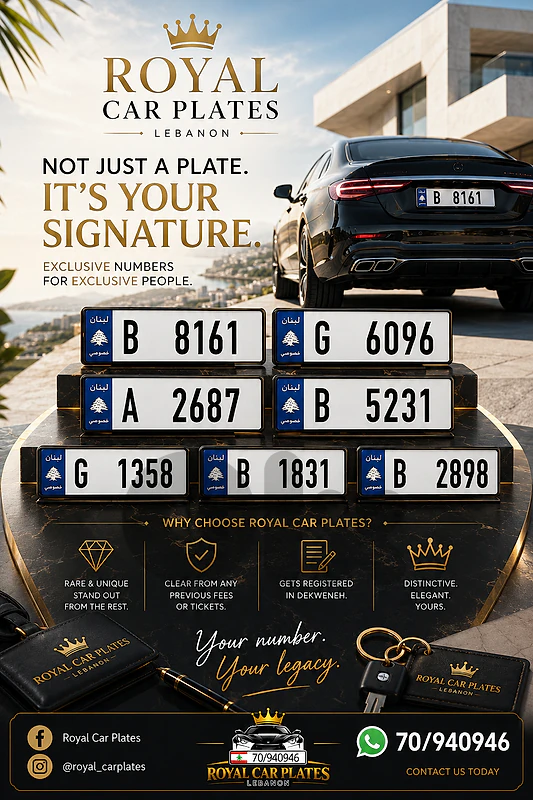 Special A, B and G codes car plate numbers for sale
