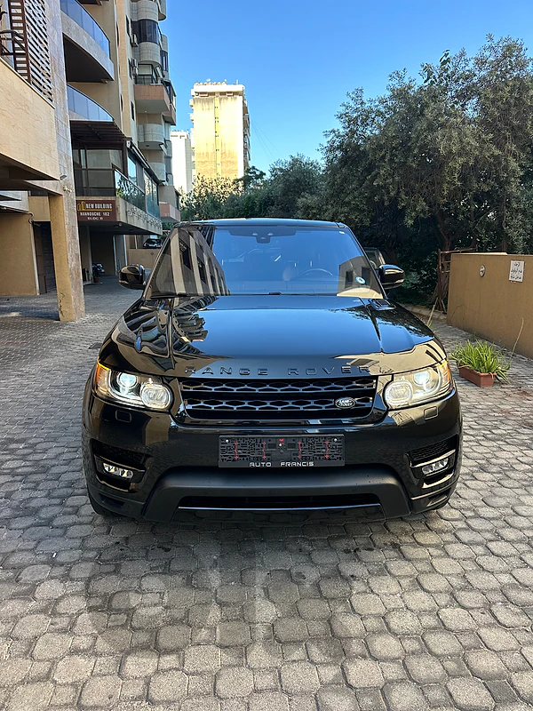 Range Rover Sport V6 HSE 2017 black on black (clean carfax-79000 miles)