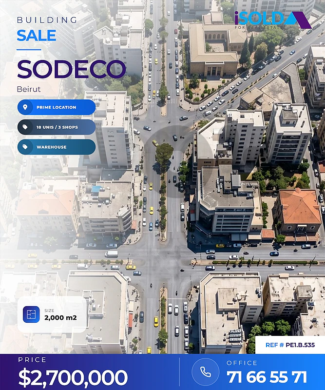 22 units Building Prime Location 4 sale in Sodeco  - مبنى للبيع سوديكو