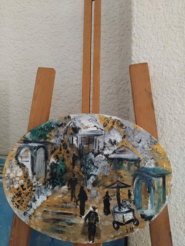 رسم زيتي