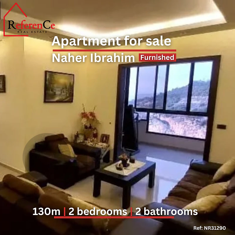 Furnished apartment in Nahr Ibrahim شقه مفروشة في نهر ابراهيم