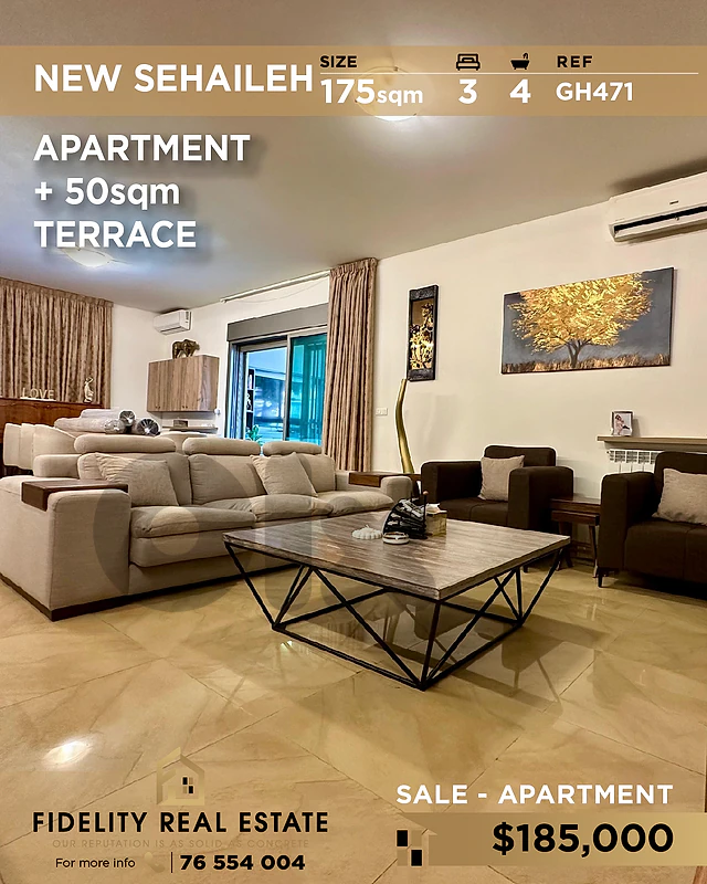 Apartment for sale in New Sehaileh GH471 شقة للبيع في نيو سهيلة