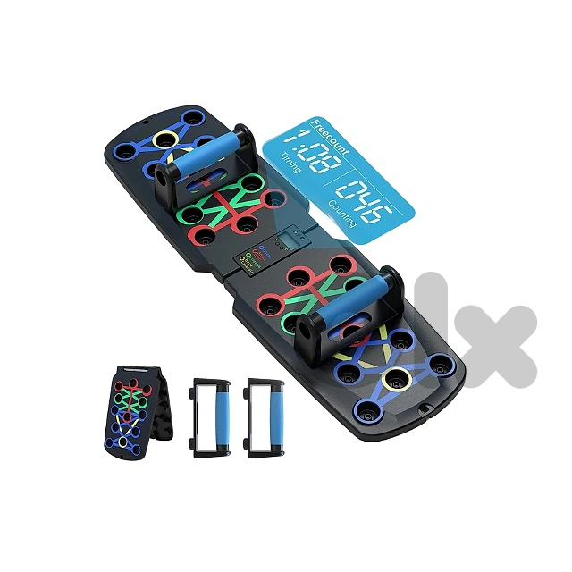 Digital Push Up Board, Rep Counter & Timer, Foldable Home Gym Board