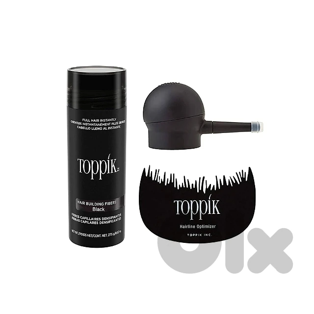 Toppik Hair Building Fibers Powder, Receding Hairline Filler Spray