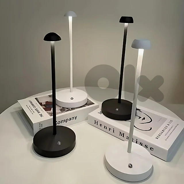 Nordic Table Lamp – Portable & Cordless Light with Touch Dimmer