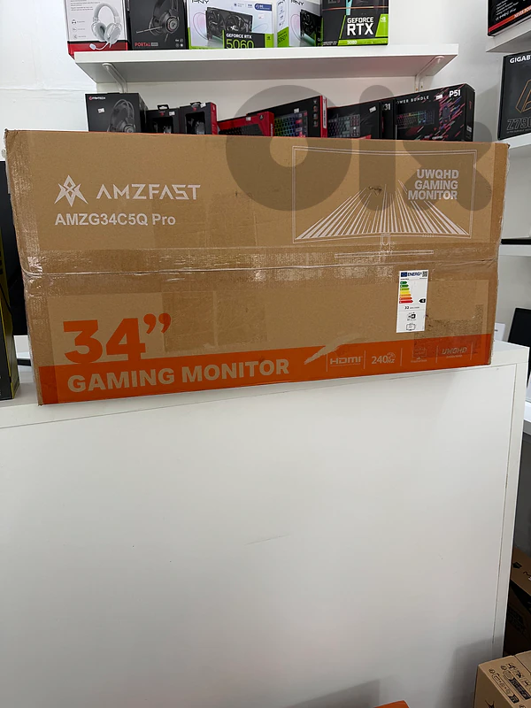 MONITOR SCREEN AMZFAST PRO 34 INCH 240 HZ 4K CURVE MONITOR SCREEN AMZFAST PRO 34 INCH 240 HZ 4K CURVE