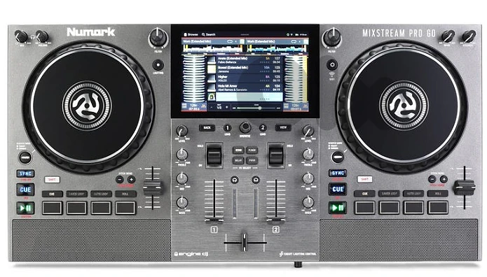 Numark Mixstream Pro Go Battery-powered Standalone DJ Portable Control