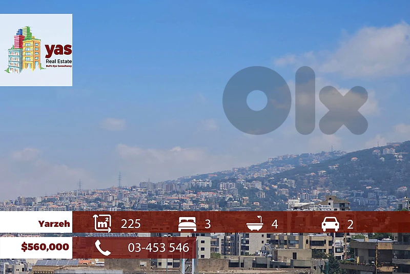 Yarzeh 225m2 | New Flat | Last Floor | Prime Location | OH