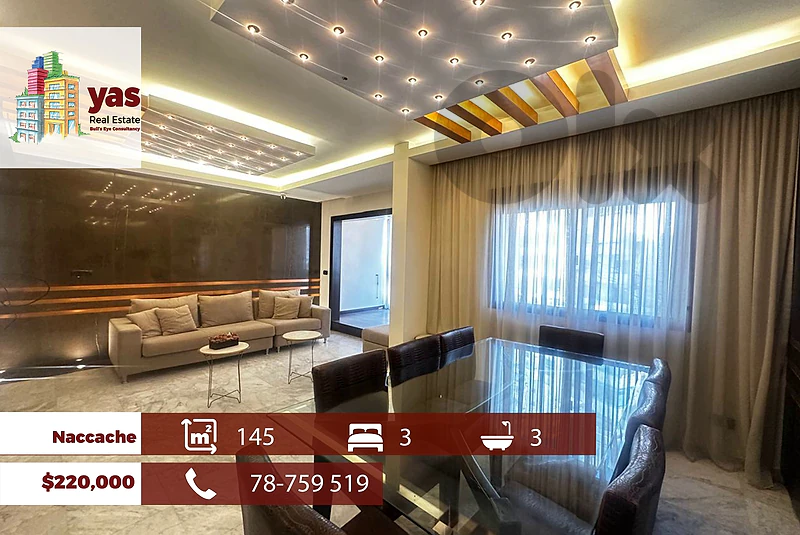 Naccache 145m2 | Decorated Apartment | Calm Street | OH