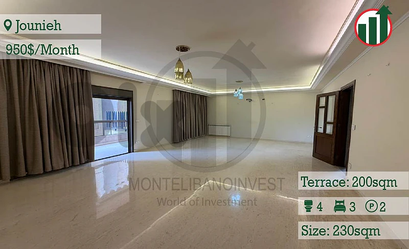 Apartment for Rent in Jounieh!!