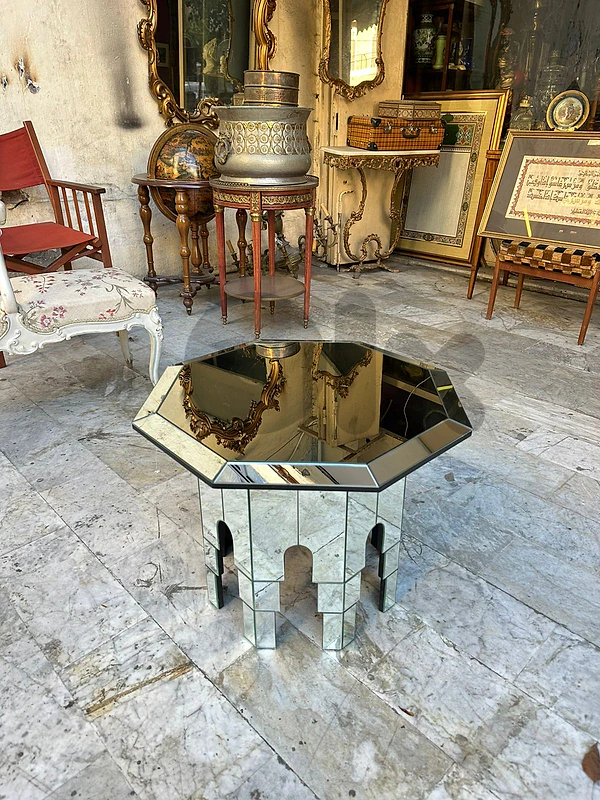 Antique Moroccan coffe table art deco