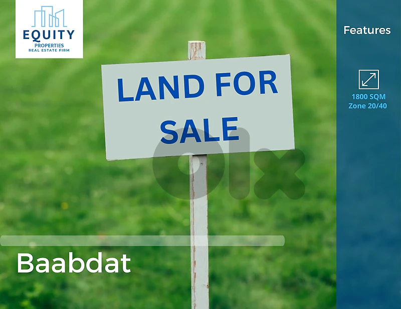 1800 SQM Land For Sale In Baabdat Great Location #RH536142 1800 SQM Land For Sale In Baabdat Great Location #RH536142