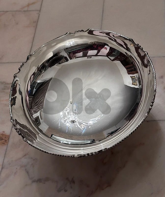 SILVER PLATED PEDESTAL BOWL - HABIS