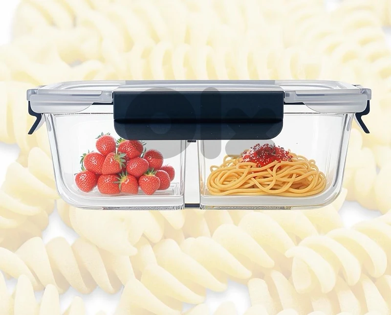 FLASH SALE👌😜 Glass Container with partition
