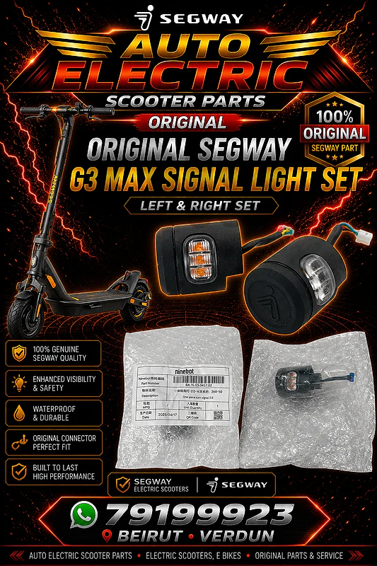 electric scooter orginal Segway max g3 signals set