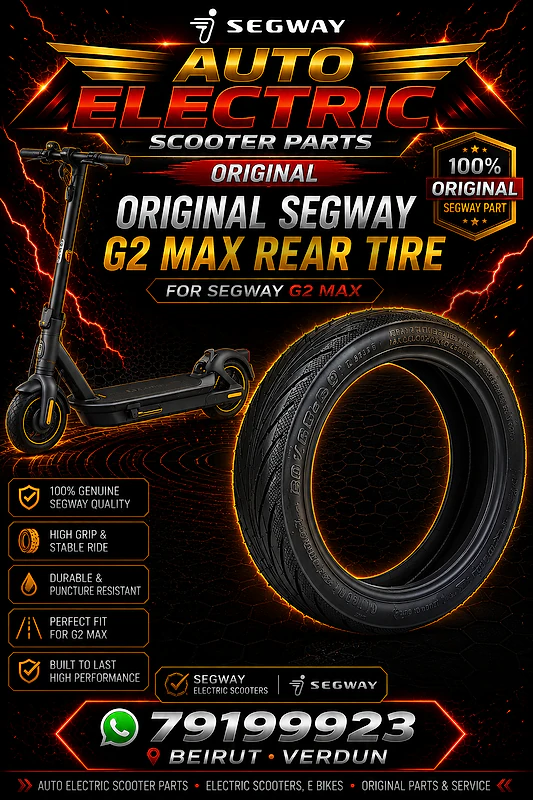 electric scooter orginal Segway g2 max rear tire