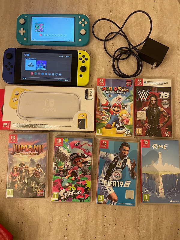 2 nintendo switch with games lot