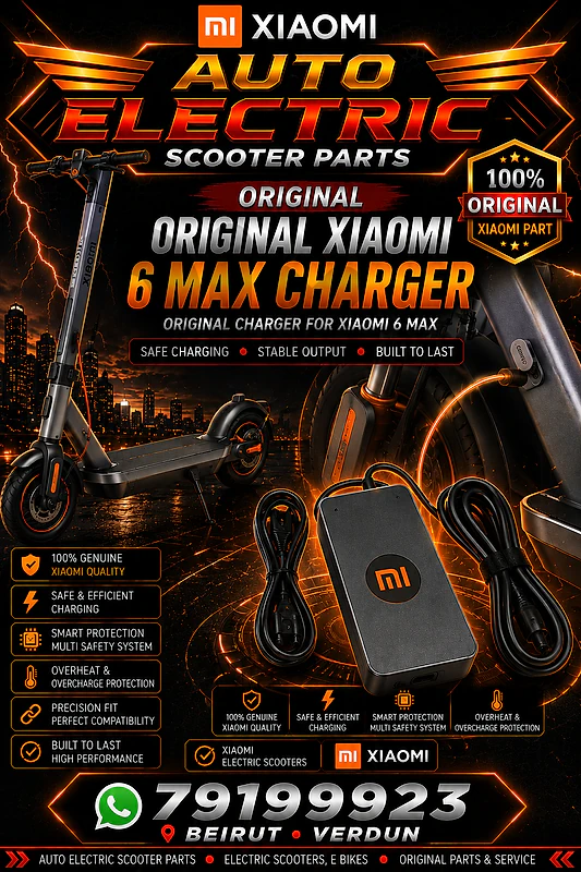 electric scooter orginal Xiaomi 6 max charger