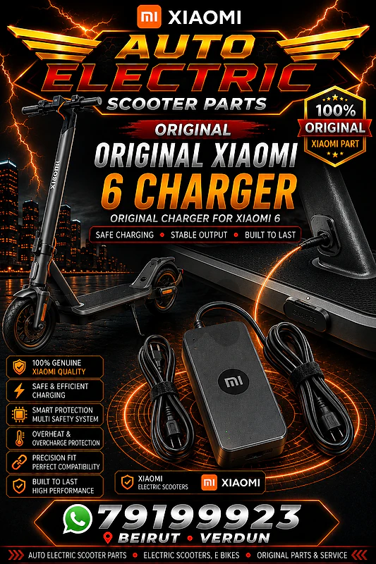 electric scooter orginal Xiaomi 6 charger