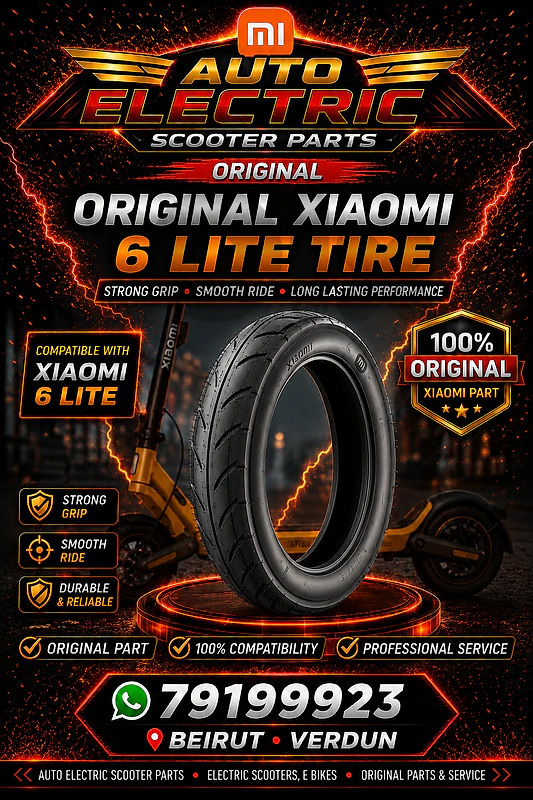 electric scooter orginal Xiaomi 6 lite tire