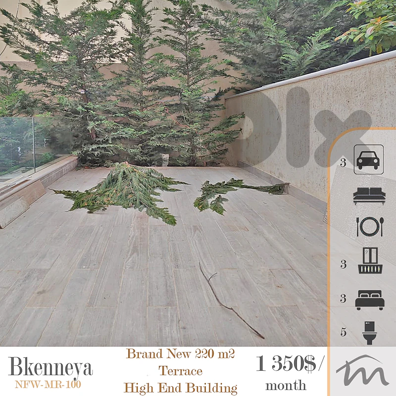 Bkennaya-Jal El DIb | Signature | Brand New 220m²~Terrace | 3 Parking