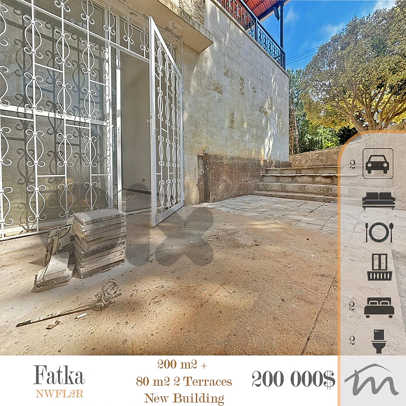 Fatka | 200m² + 2 80m² Terraces | New Building | 7 Minutes to Highway