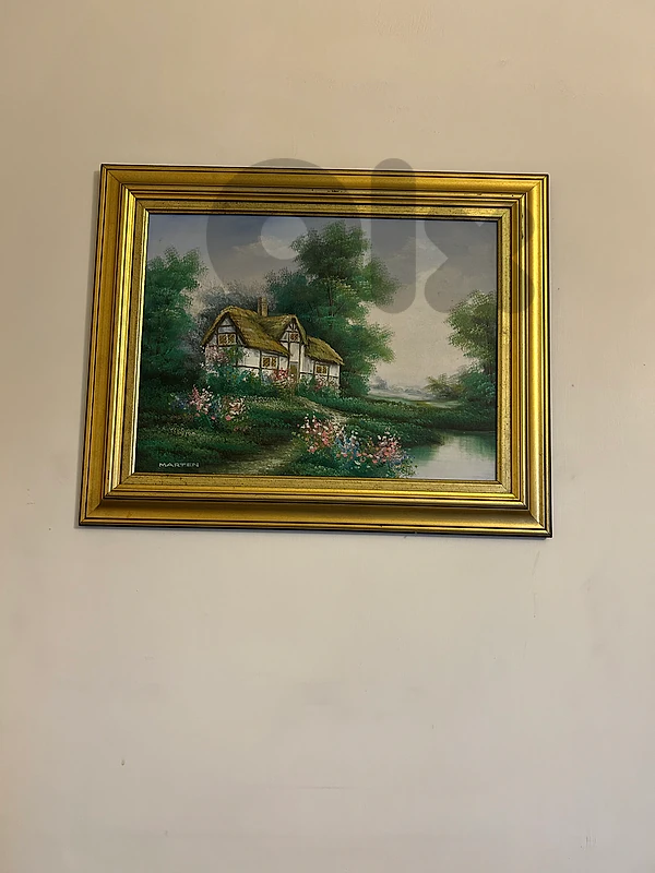 cottage garden painting