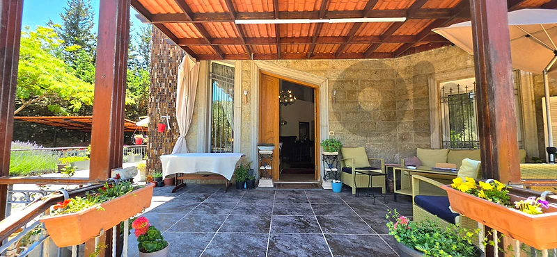 Alaay Bhamdoun Btalloun Villa For Rent Furnished Garden Terrace Pool