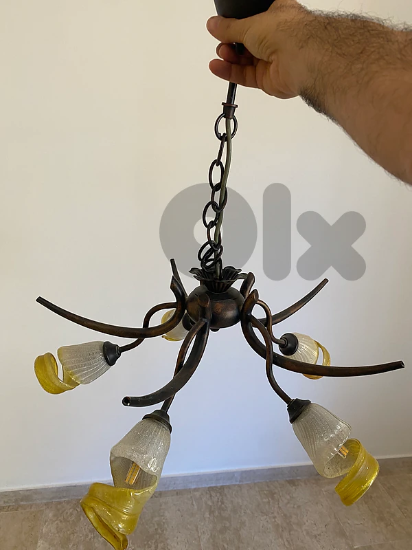 fer forger lamp