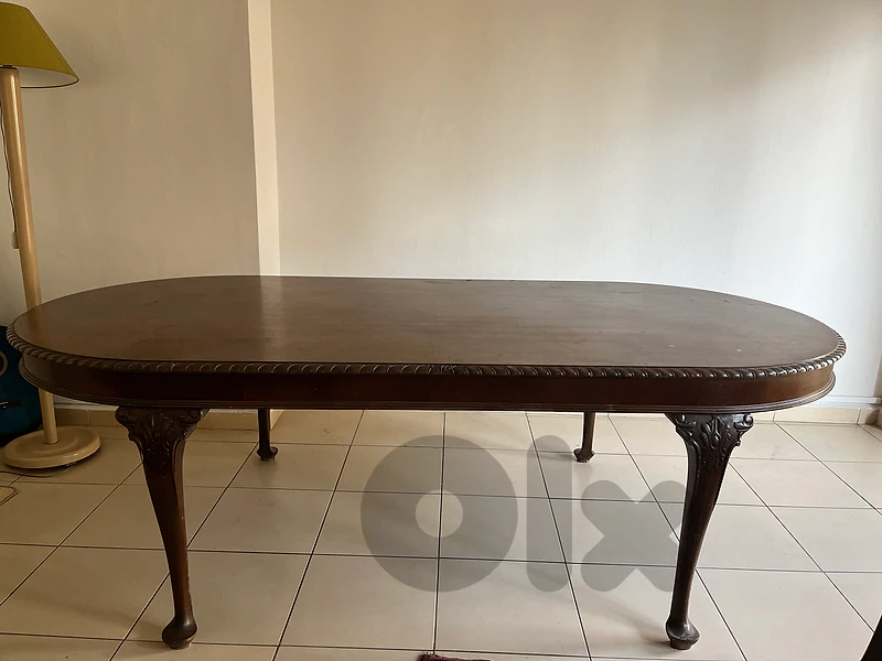 Vintage dinner table