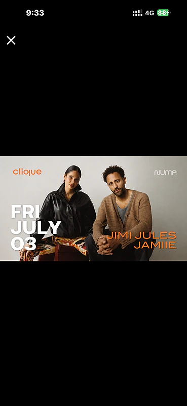 jimi jules ticket
