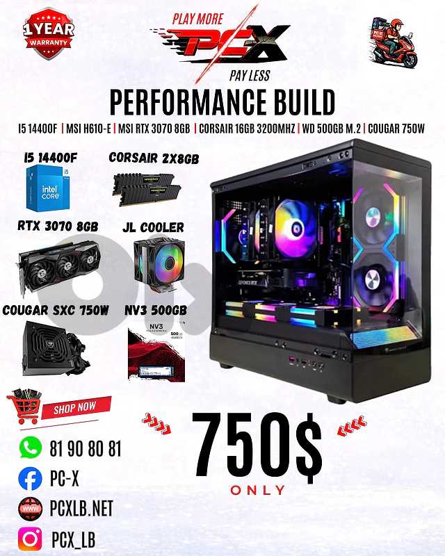 Brand New 14th Gen i5 & RTX 3070  Gaming PC Offer!